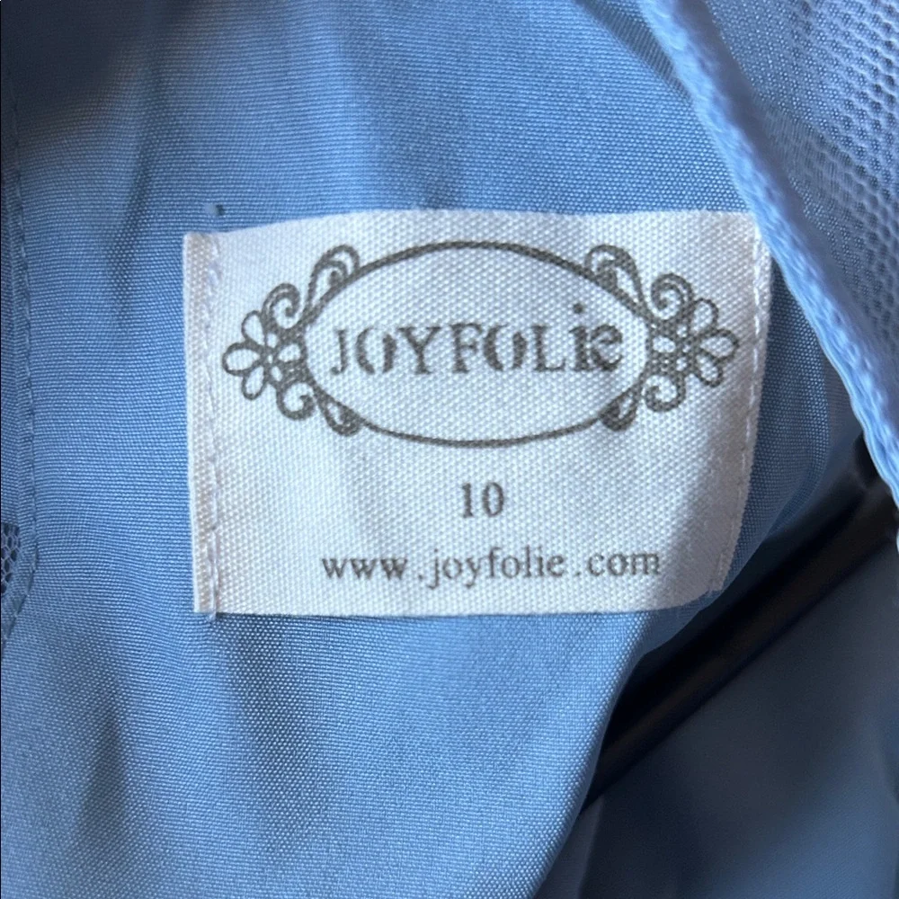 Joyfolie Light Blue Tulle Formal Dress for Girls